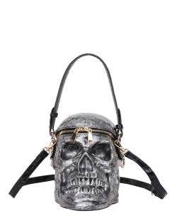 Funny Skeleton Grave Digger Handbags TS-1060 SILVER